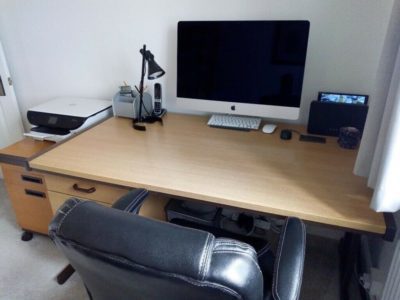Desk, Side Unit and Chair